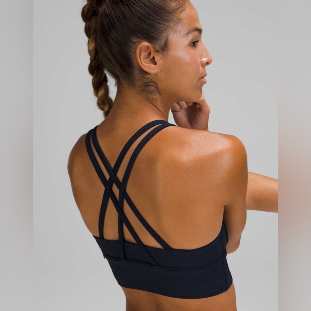 Lululemon Energy Bra Long Line Ribbed - B/D Cups